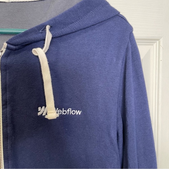 Marine Layer Women's True Navy Lined Hoodie Sz L - Picture 3 of 9